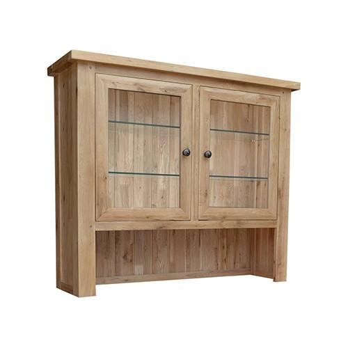 Wessex Oak 2 Door Glazed Dresser | A Touch of Furniture Oxfordshire