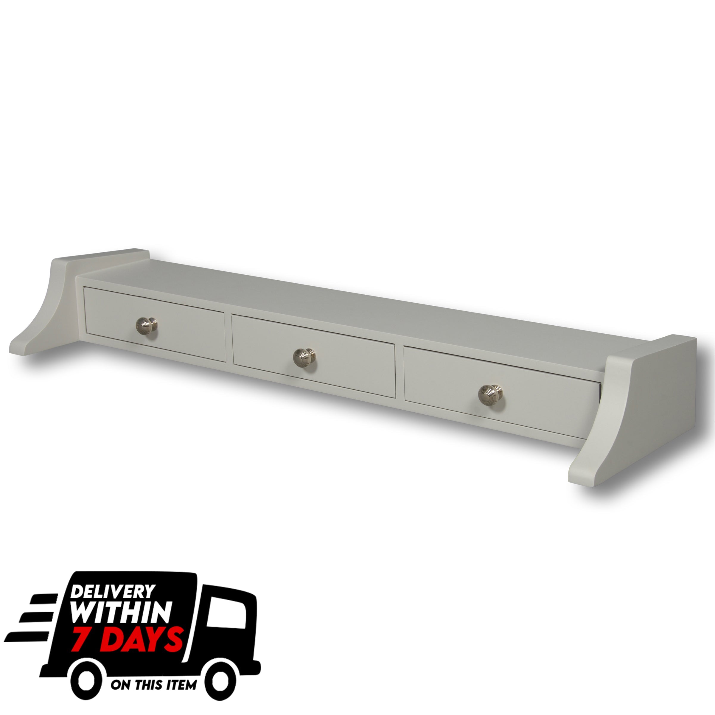 Oxford Painted Writing Desk 3 Drawer Top Box