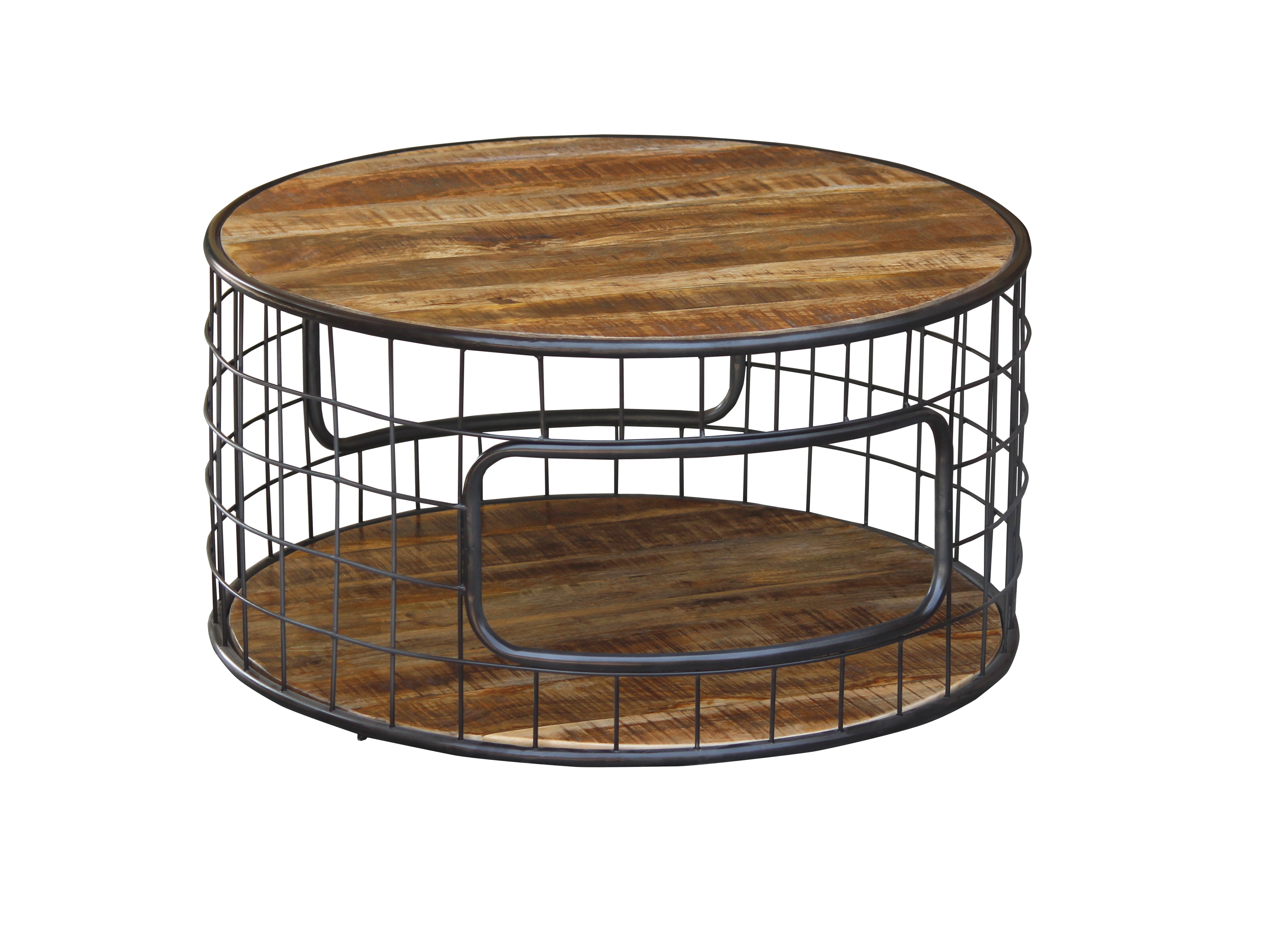 Amereli Mango Large Basket Coffee Table