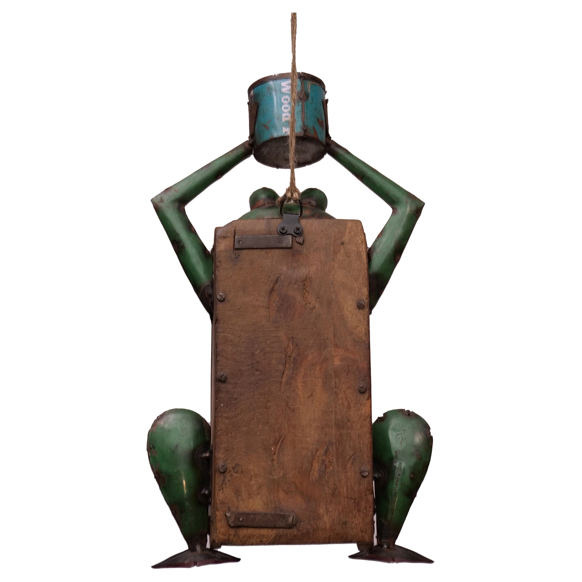 Rustic Vintage Hanging Frog Brick Mould Planter / Storage Box