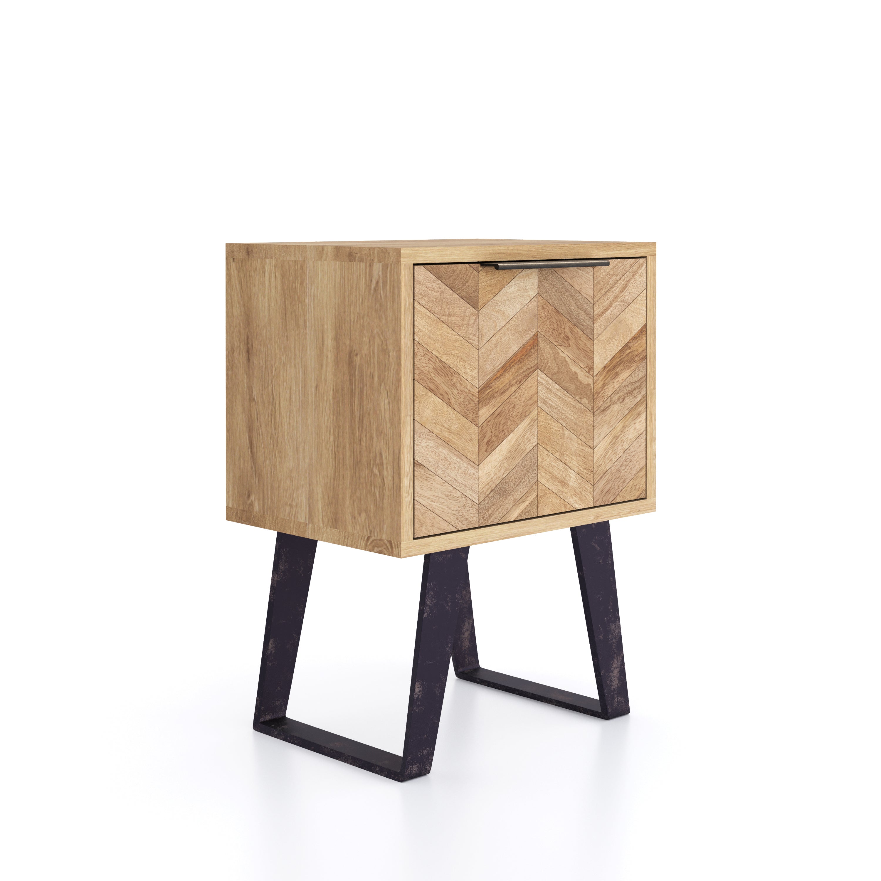 Agra Industrial Side Table | A Touch of Furniture