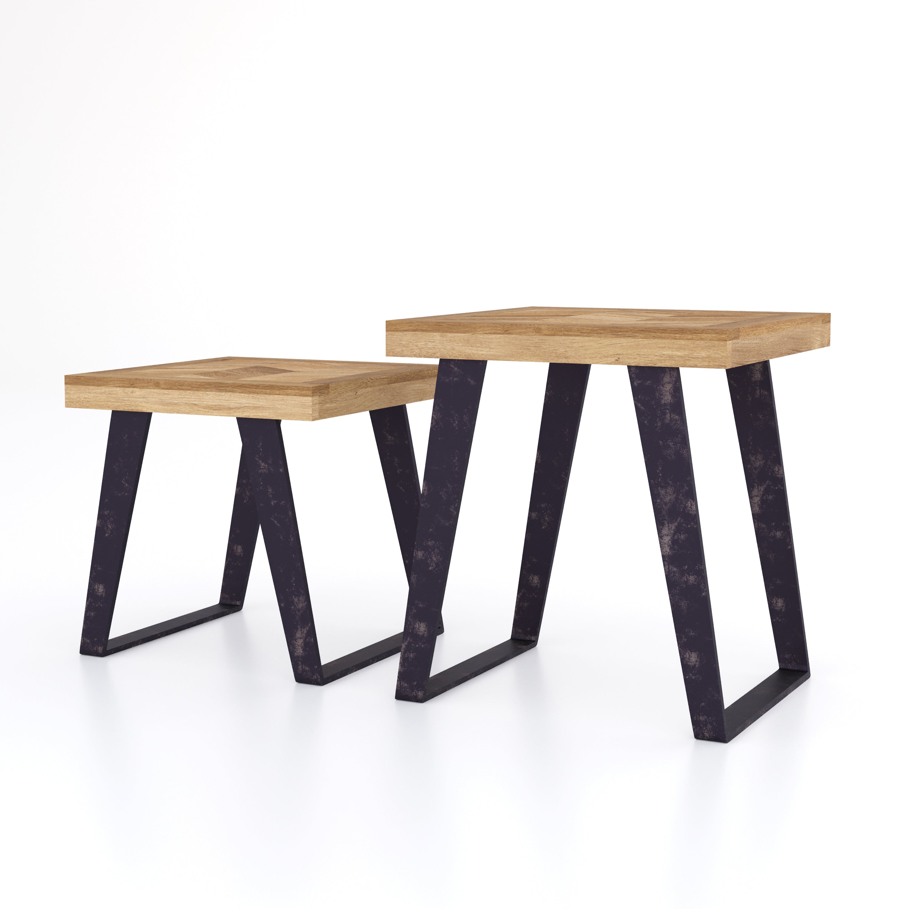 Agra Industrial Nest of Tables | A Touch of Furniture
