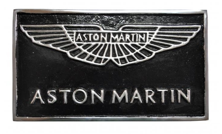 Aston Martin Metal Wall Plaque