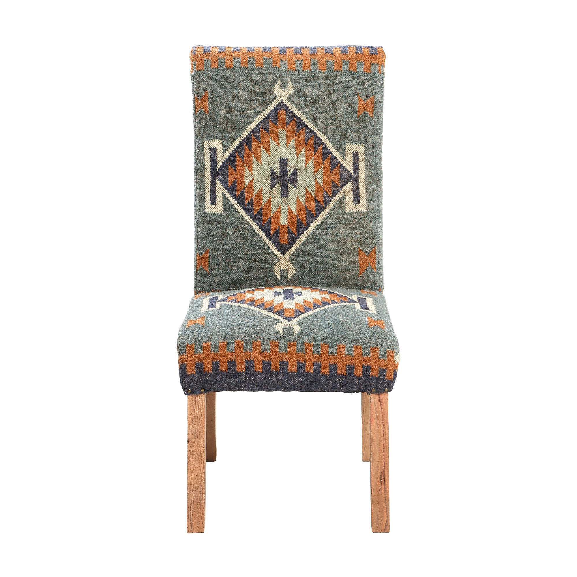 Blue Kilim Dining Chair