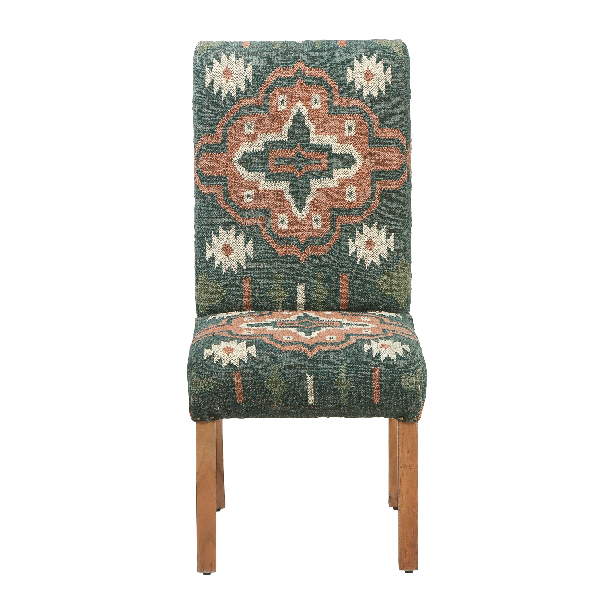 Green Kilim Dining Chair
