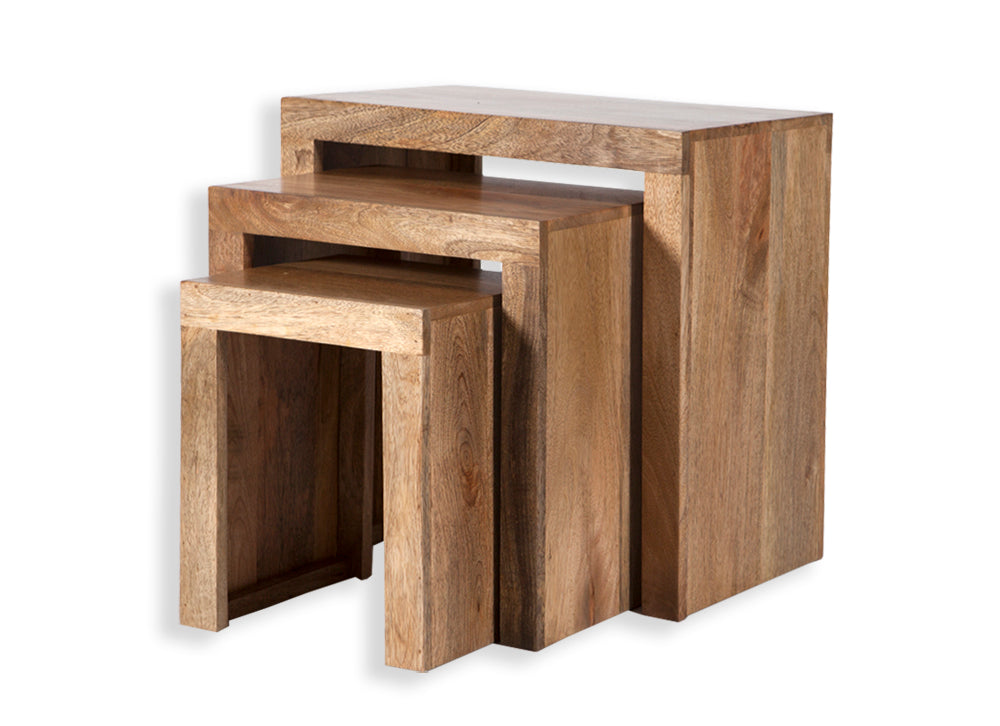 Cube Petite Mango Nest of Tables | A Touch of Furniture Oxfordshire