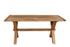 Solid wood dining table table with X-shaped legs from our Dorset furniture collection | A Quirky Corner Banbury
