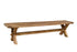 Solid wood bench with X-shaped legs from our Dorset furniture collection | A Quirky Corner Banbury