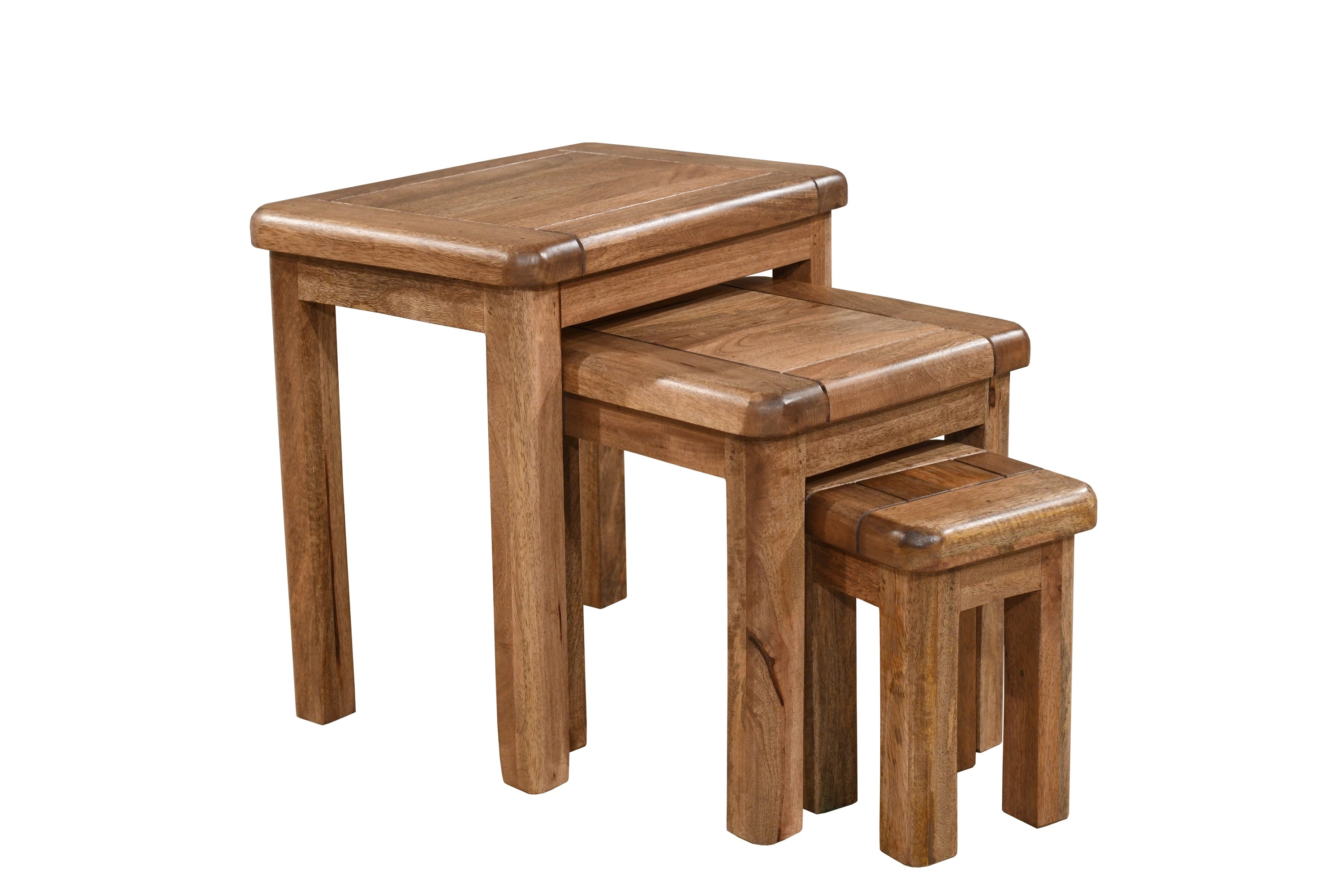 Set of three solid wood nesting tables from our Dorset furniture collection | A Quirky Corner Banbury