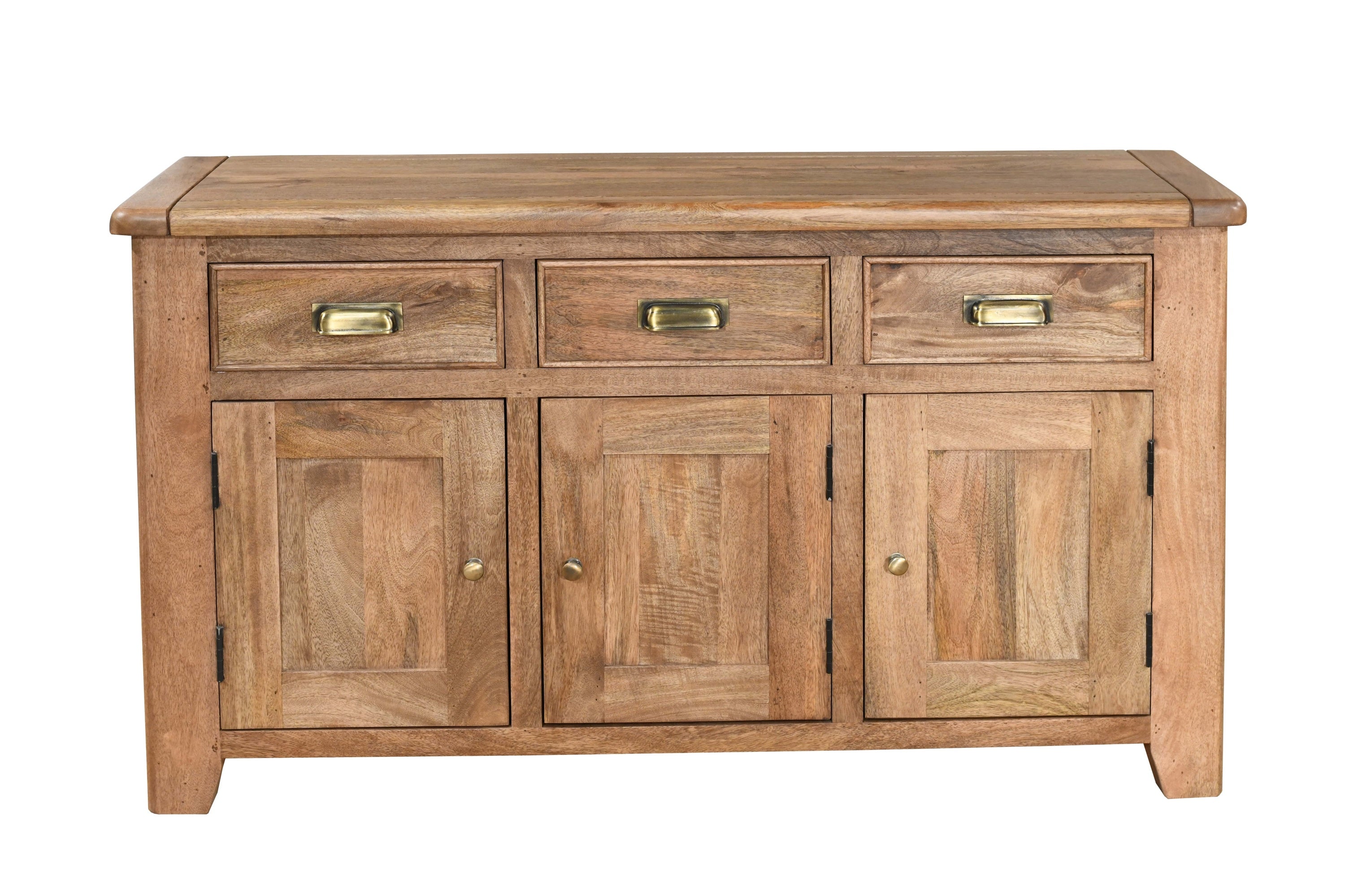 Solid wood sideboard with three drawers and three doors from our Dorset furniture collection | A Quirky Corner Banbury