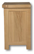 Woodstock Oak 3 Drawer Bedside