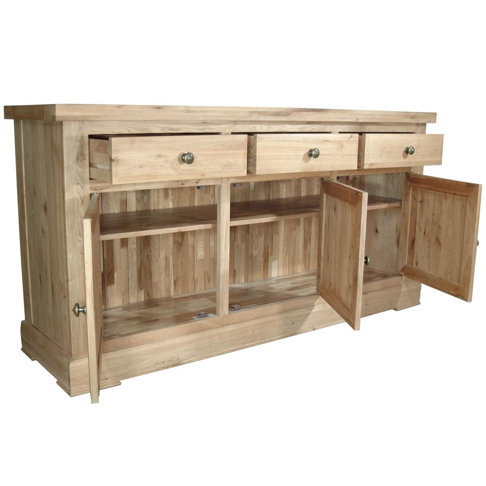 Wessex Oak Large 3 Door Sideboard | A Touch of Furniture Oxfordshire