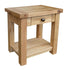 Wessex Oak Lamp Table with Drawer | A Touch of Furniture Oxfordshire