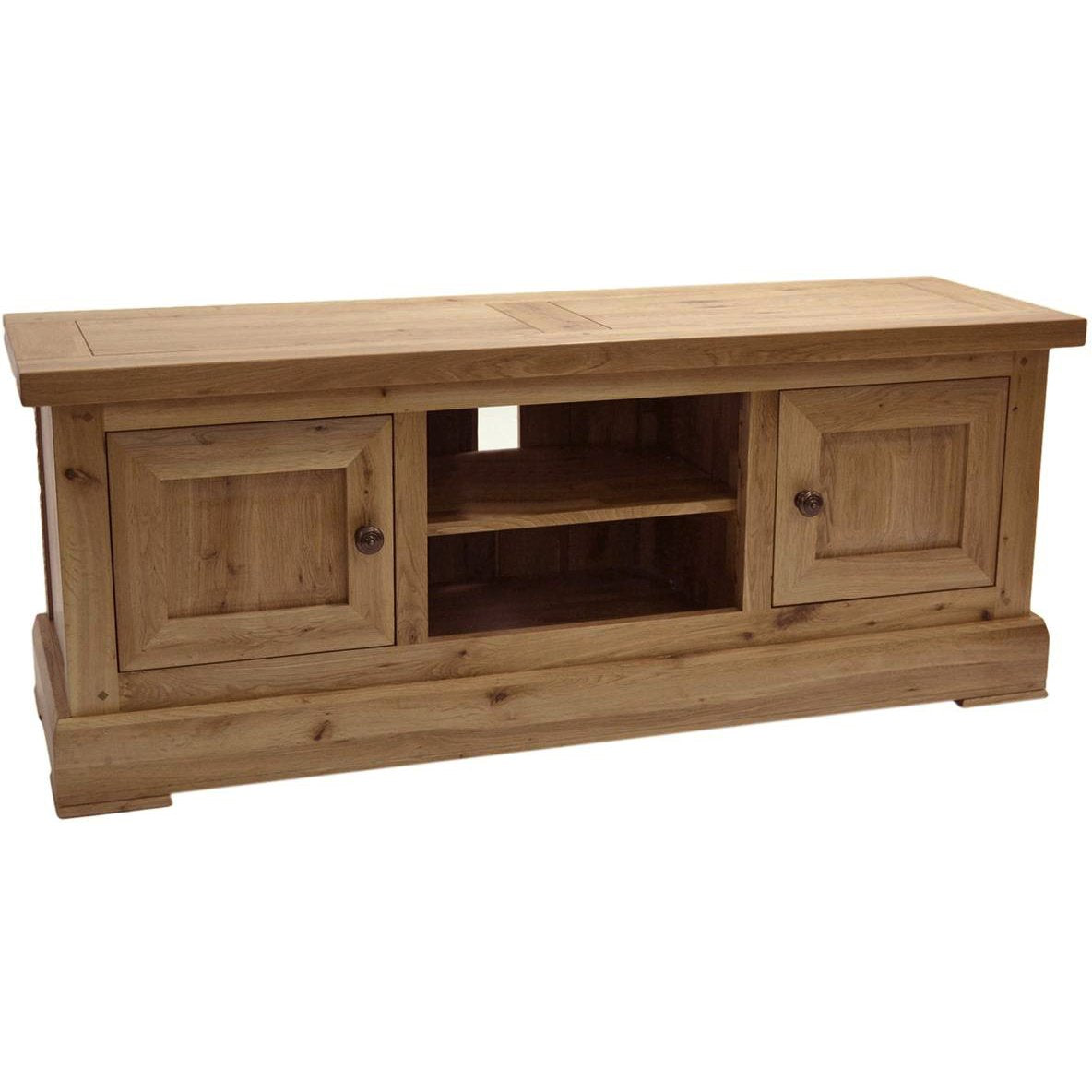 Wessex Oak Plasma TV Unit | A Touch of Furniture Oxfordshire