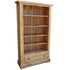Wessex Oak Tall Wide Bookcase with Drawer | A Touch of Furniture Oxfordshire
