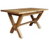 Wessex Oak Petite Ox Bow Extending Dining Table | A Touch of Furniture Oxfordshire