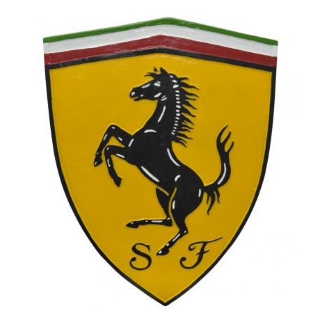 Ferrari Metal Wall Plaque