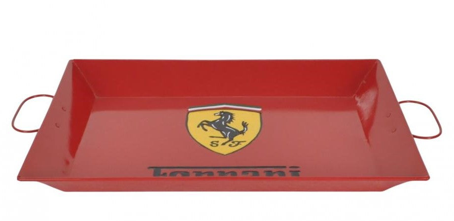 Ferrari Red Metal Tray