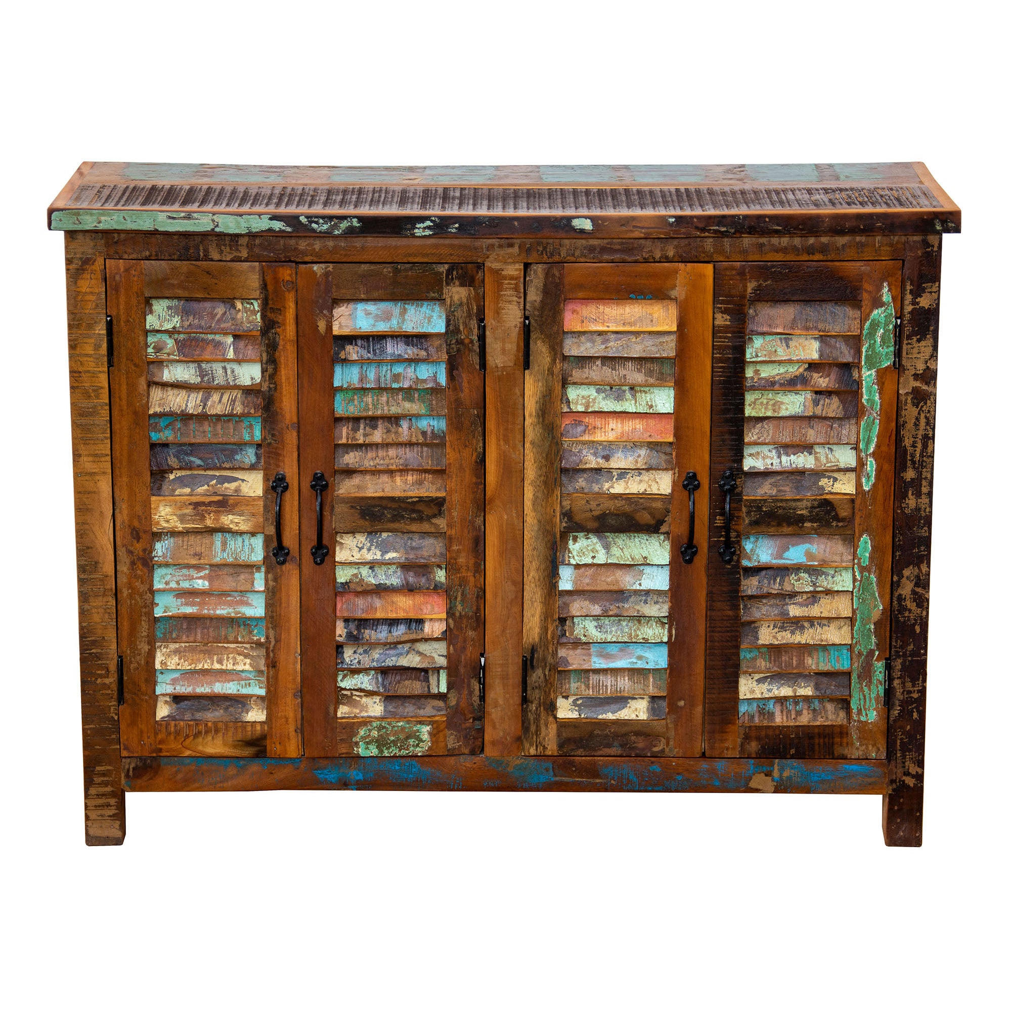 Marine Reclaimed 4 Door Sideboard