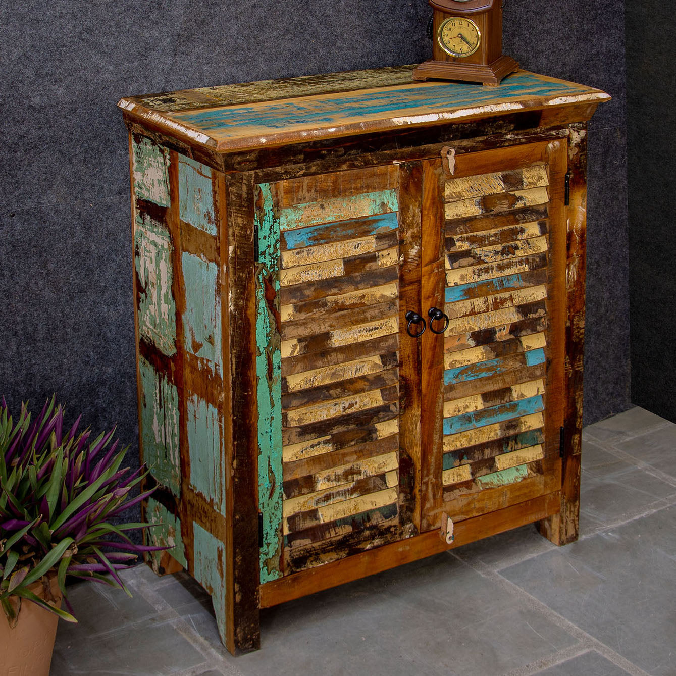 Marine Reclaimed 2 Door Cabinet