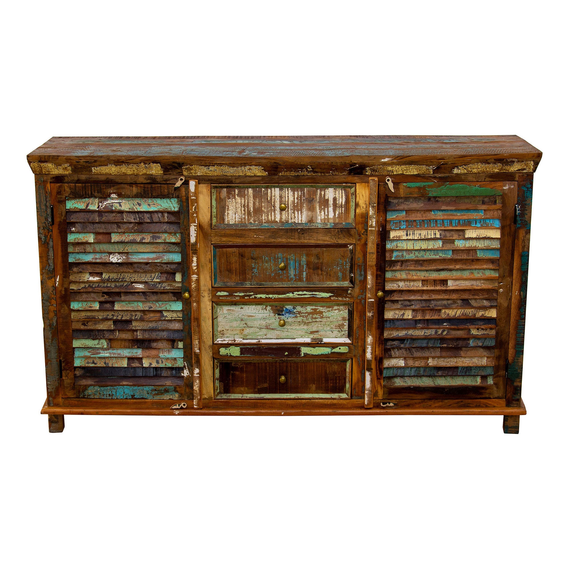 Marine Reclaimed 2 Door 3 Drawer Sideboard