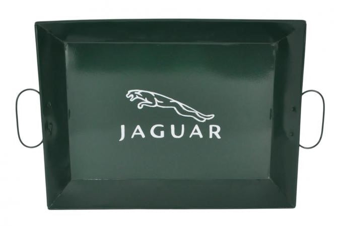 Jaguar Green Metal Tray
