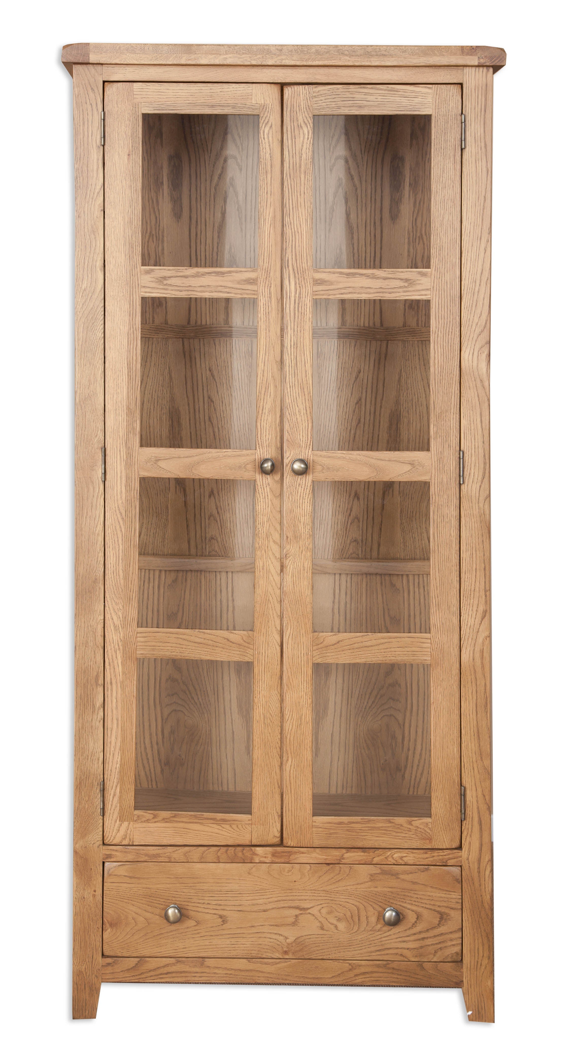 Melbourne Country Oak Display Cabinet | A Touch of Furniture