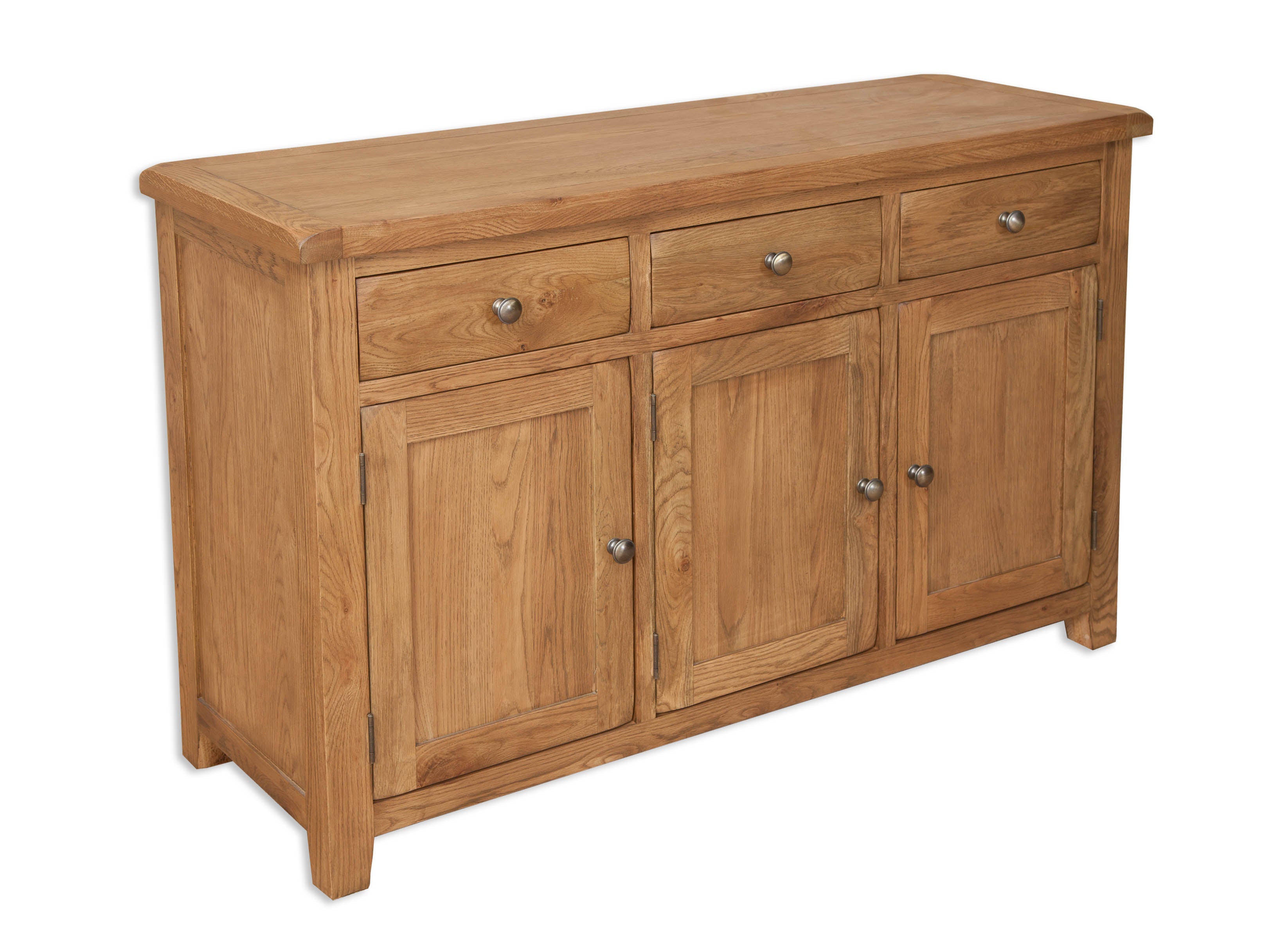 Melbourne Country Oak 3 Door Sideboard | A Touch of Furniture