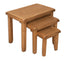 Melbourne Country Oak Nest of Tables  | A Touch of Furniture