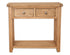Melbourne Country Oak 2 Drawer Console Table  | A Touch of Furniture