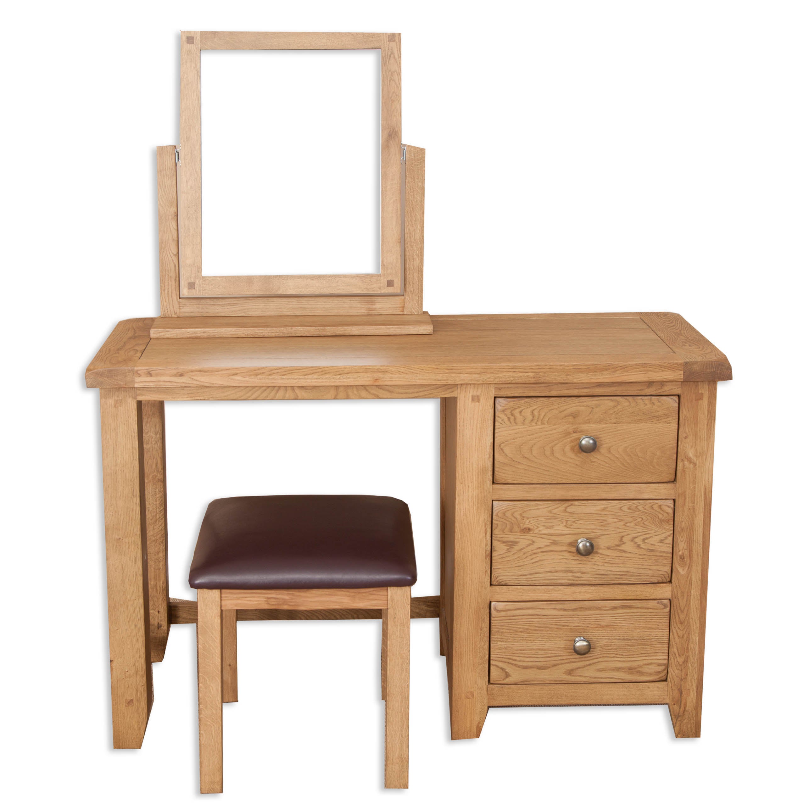 Melbourne Country Oak Dressing Table | A Touch of Furniture