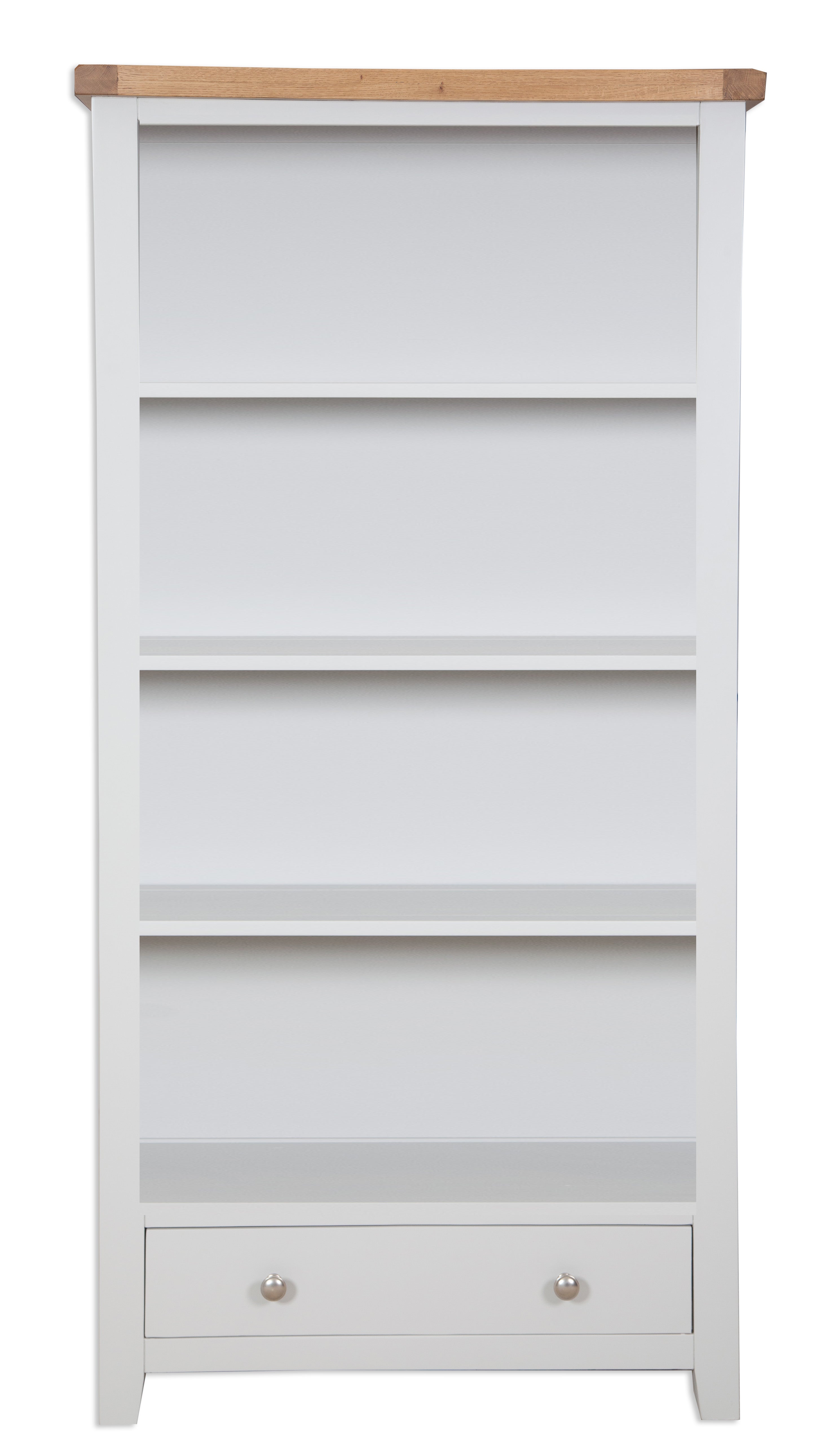 Melbourne Painted Large Bookcase in French Grey | A Touch of Furniture Oxfordshire