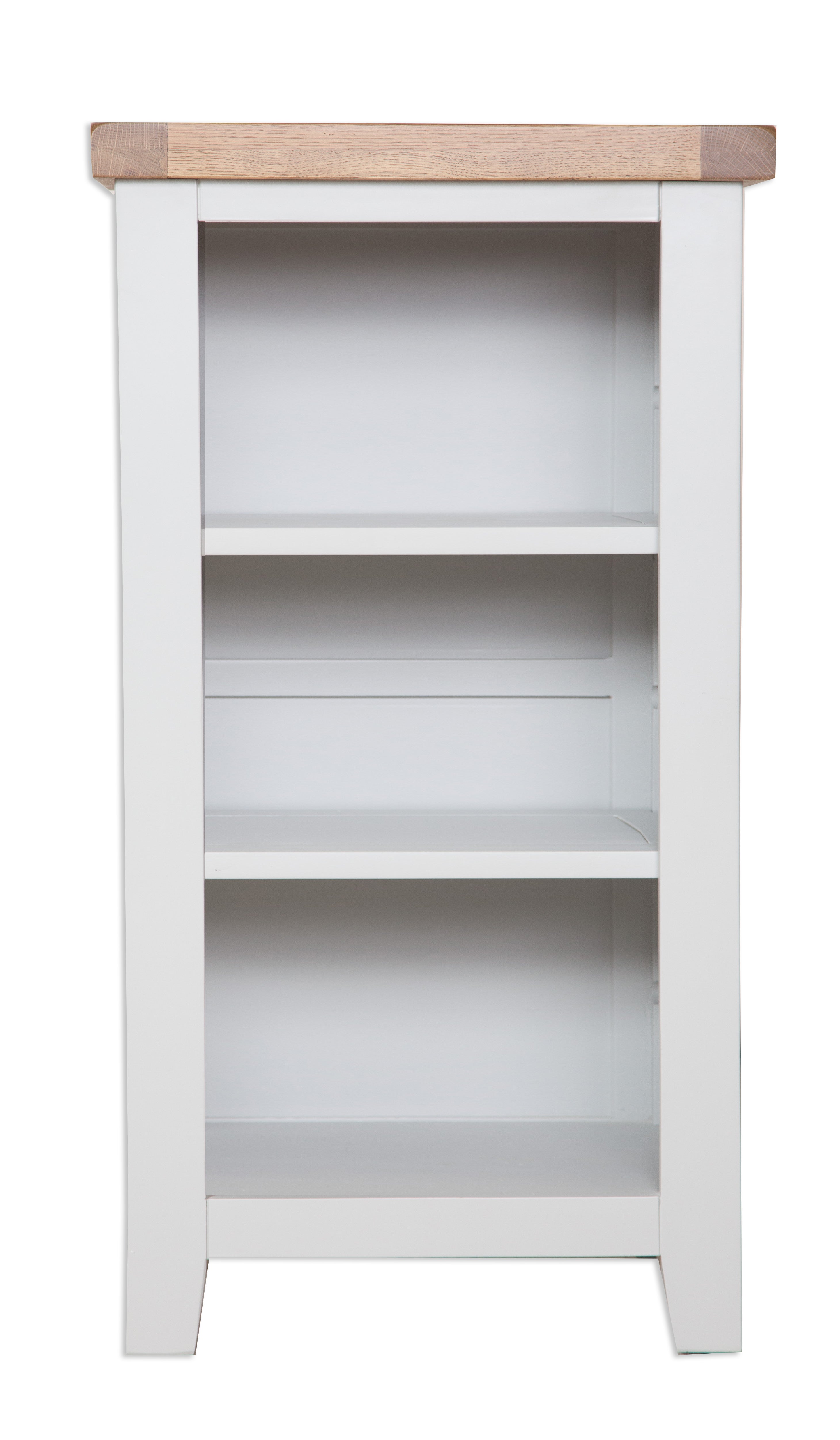 Melbourne Painted Small Bookcase / DVD Rack  in French Grey | A Touch of Furniture Oxfordshire