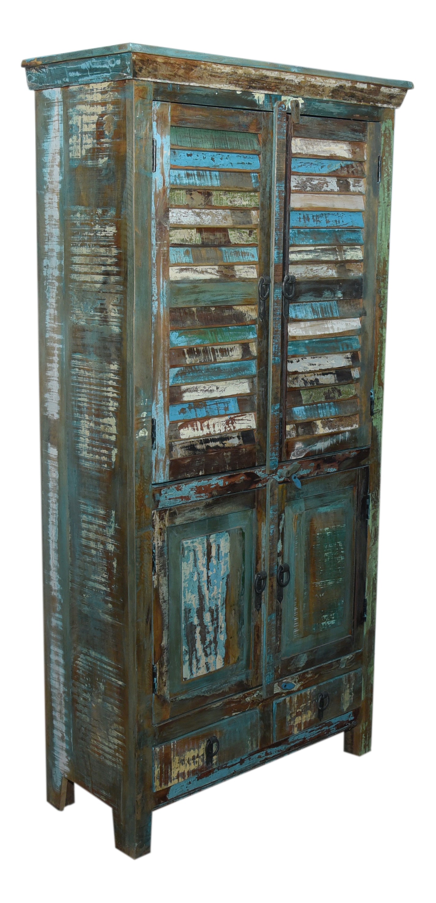 Marine Reclaimed Tall 2 Door Unit