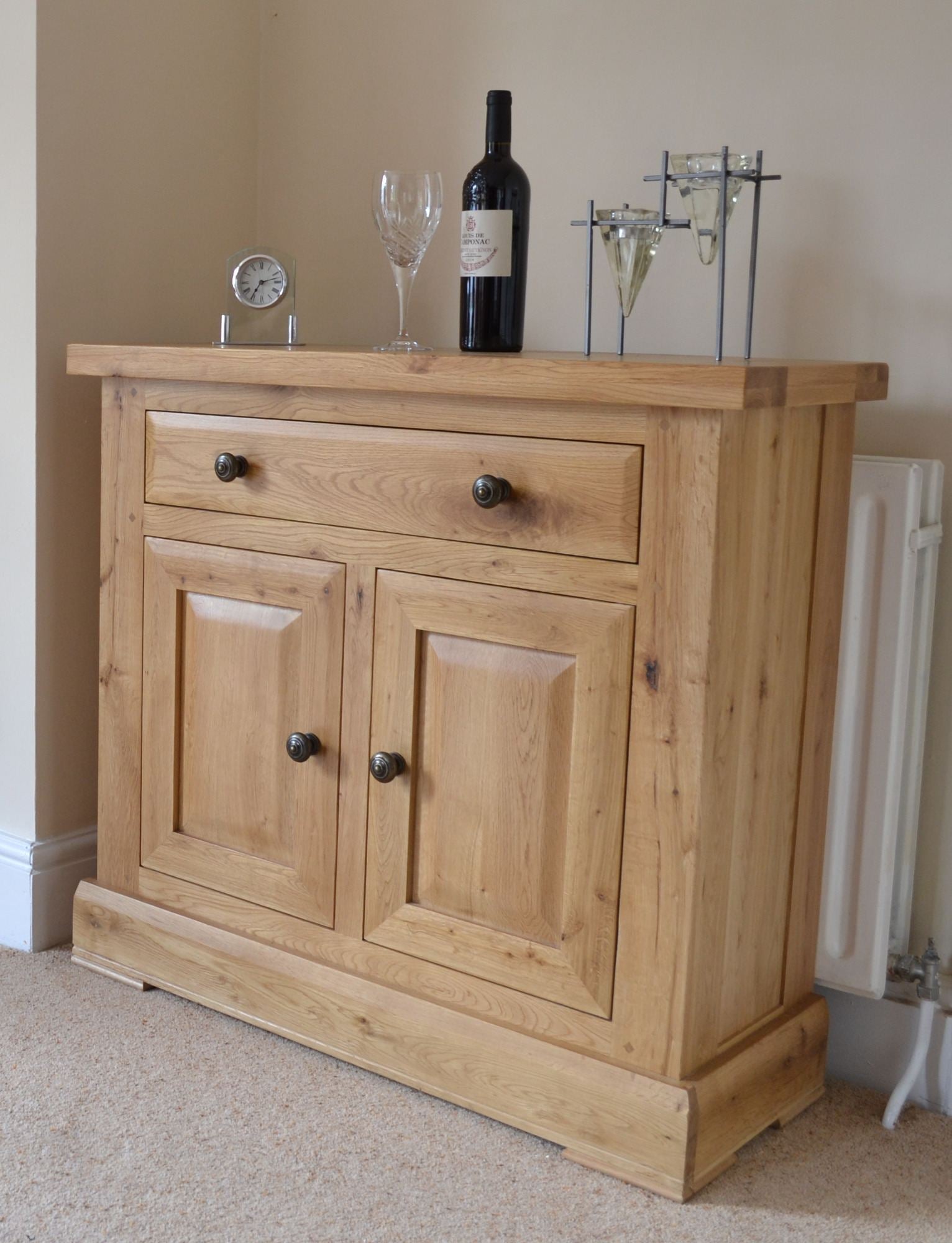 Wessex Oak 2 Door Mini Sideboard | A Touch of Furniture Oxfordshire