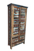 Marine Reclaimed Tall Cabinet with Louvred Doors