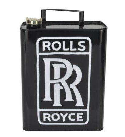 Rolls Royce Metal Oil Can