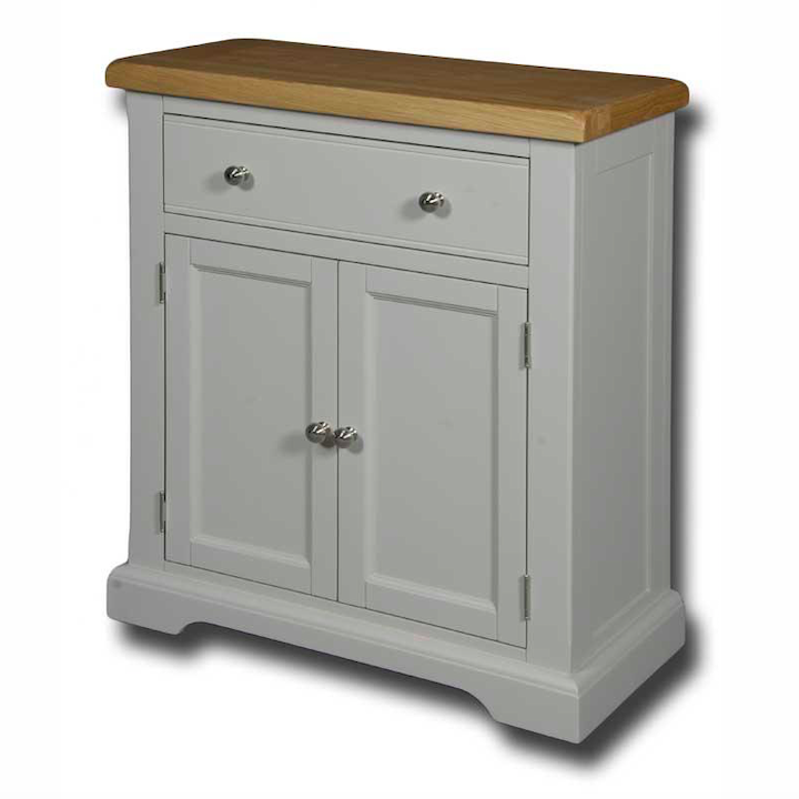 Oxford Painted 1 Drawer 2 Door Cabinet