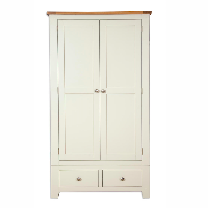 Melbourne Painted 2 Door 2 Drawer Wardrobe | A Touch of Furniture Oxfordshire