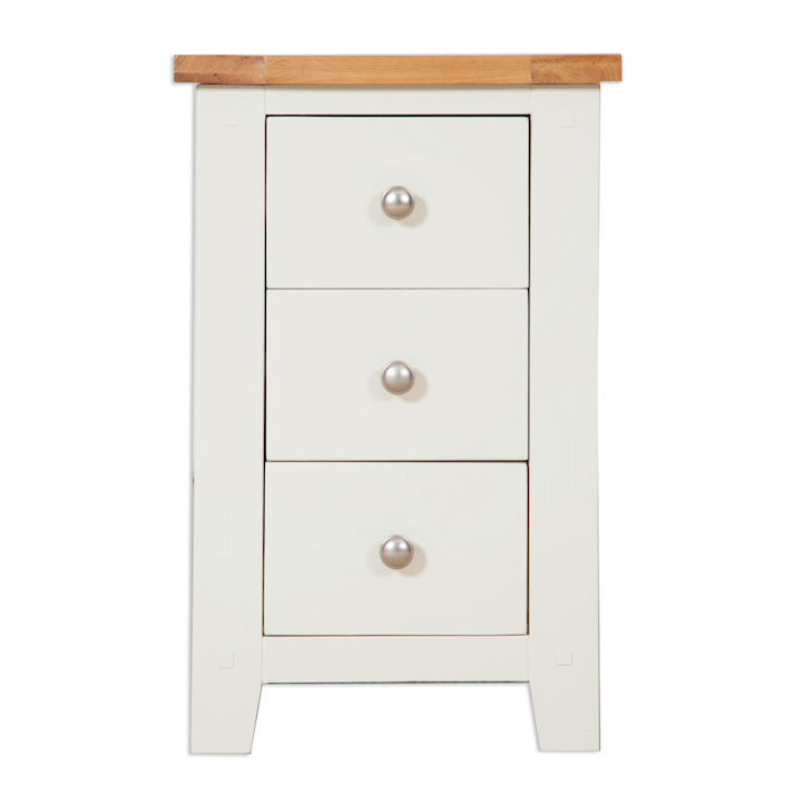 Melbourne Painted 3 Drawer Bedside Cabinet | A Touch of Furniture Oxfordshire