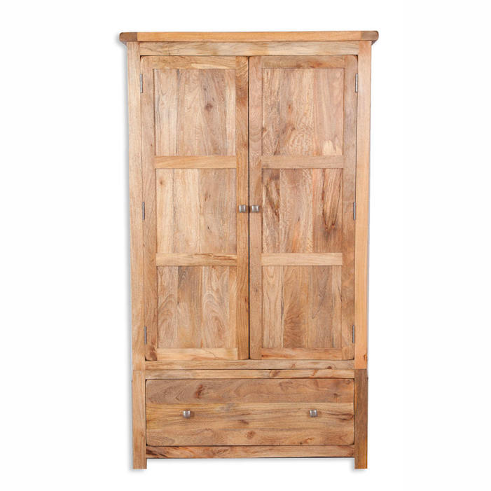 Odisha Mango 2 Door 1 Drawer Wardrobe | A Touch of Furniture Oxfordshire
