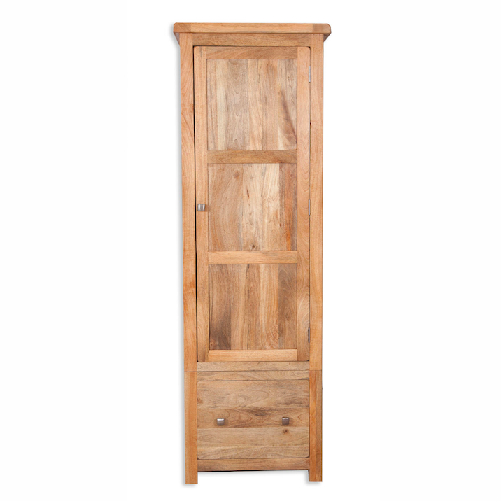 Odisha Mango Single Wardrobe with Drawer | A Touch of Furniture Oxfordshire
