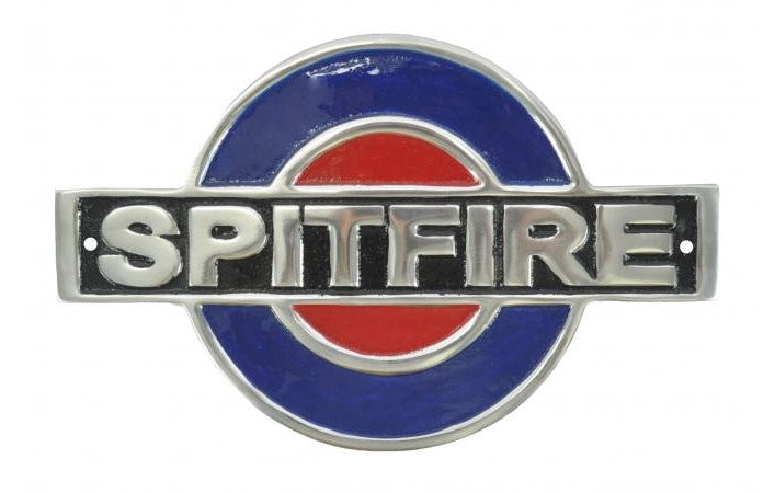 Spitfire Metal Wall Plaque