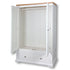 Oxford Painted 2 Door 1 Drawer Double Wardrobe