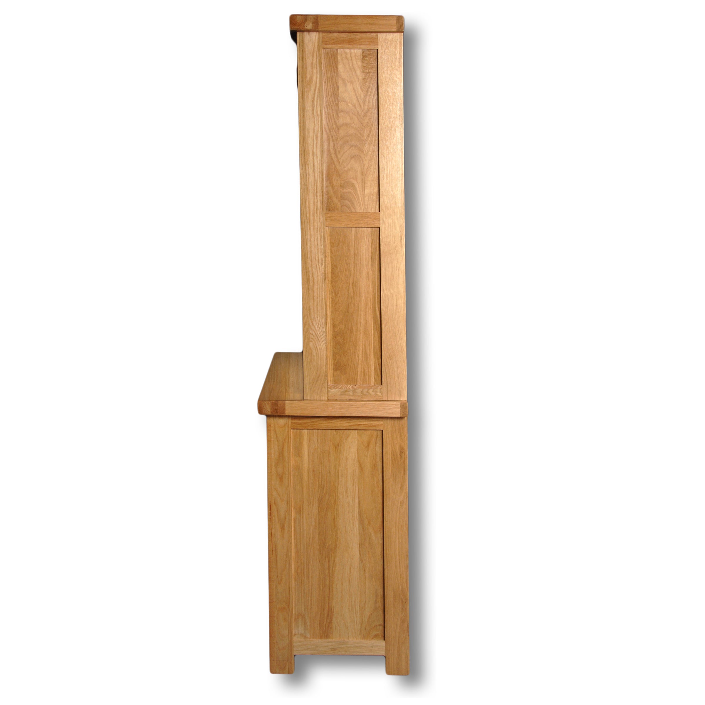 Woodstock Oak 3ft Glazed Dresser Top