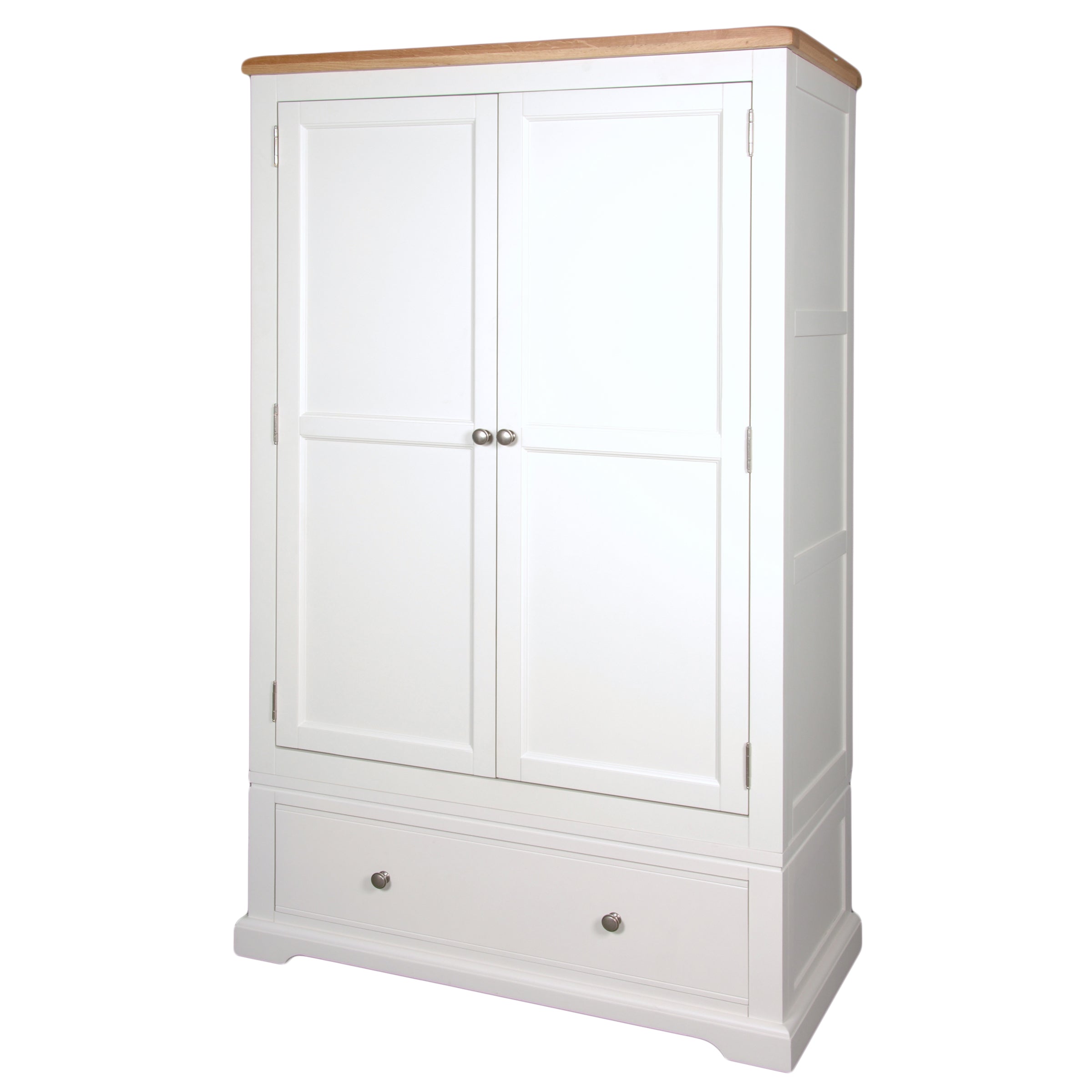 Oxford Painted 2 Door 1 Drawer Double Wardrobe