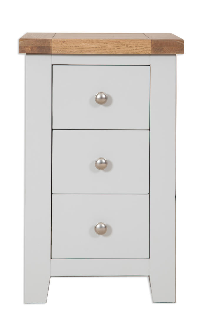Melbourne Painted 3 Drawer Bedside Cabinet | A Touch of Furniture Oxfordshire
