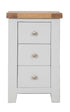Melbourne Painted 3 Drawer Bedside Cabinet | A Touch of Furniture Oxfordshire
