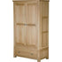 Woodstock Oak 2 Door 1 Drawer Double Wardrobe