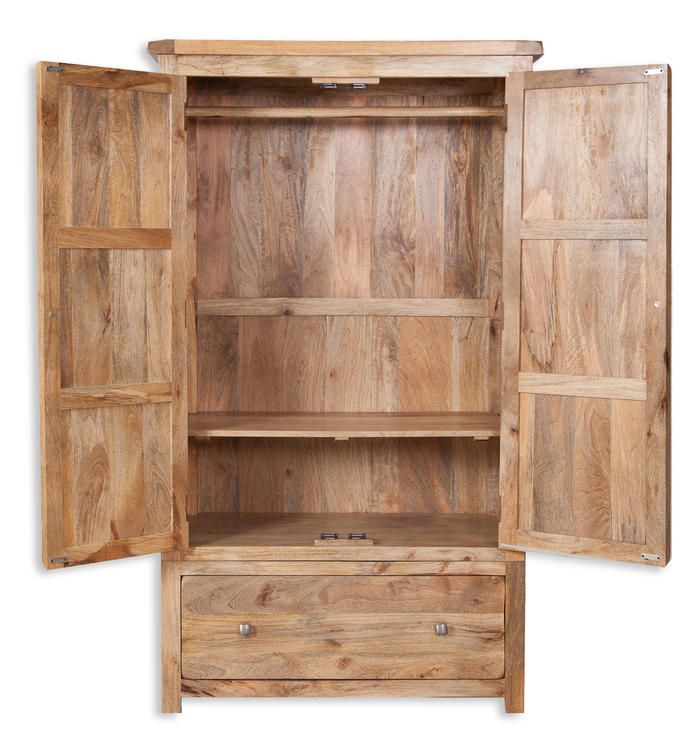 Odisha Mango 2 Door 1 Drawer Wardrobe | A Touch of Furniture Oxfordshire